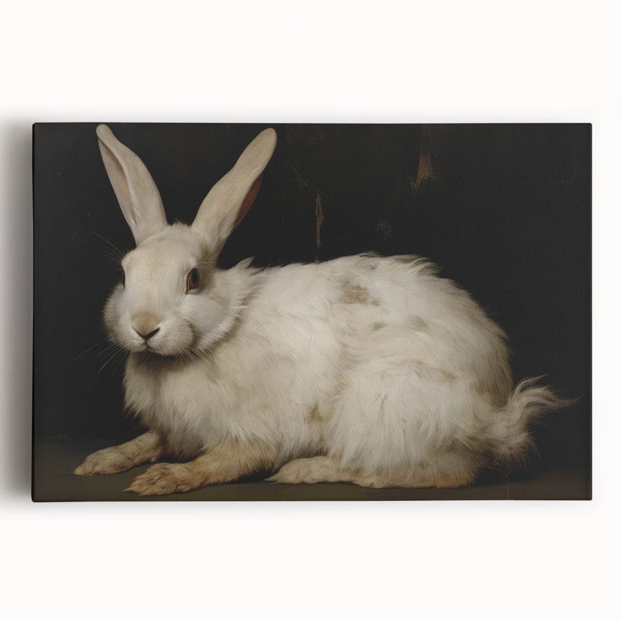 Vintage Animal Art: Majestic Rabbit – Retro Wildlife Illustration