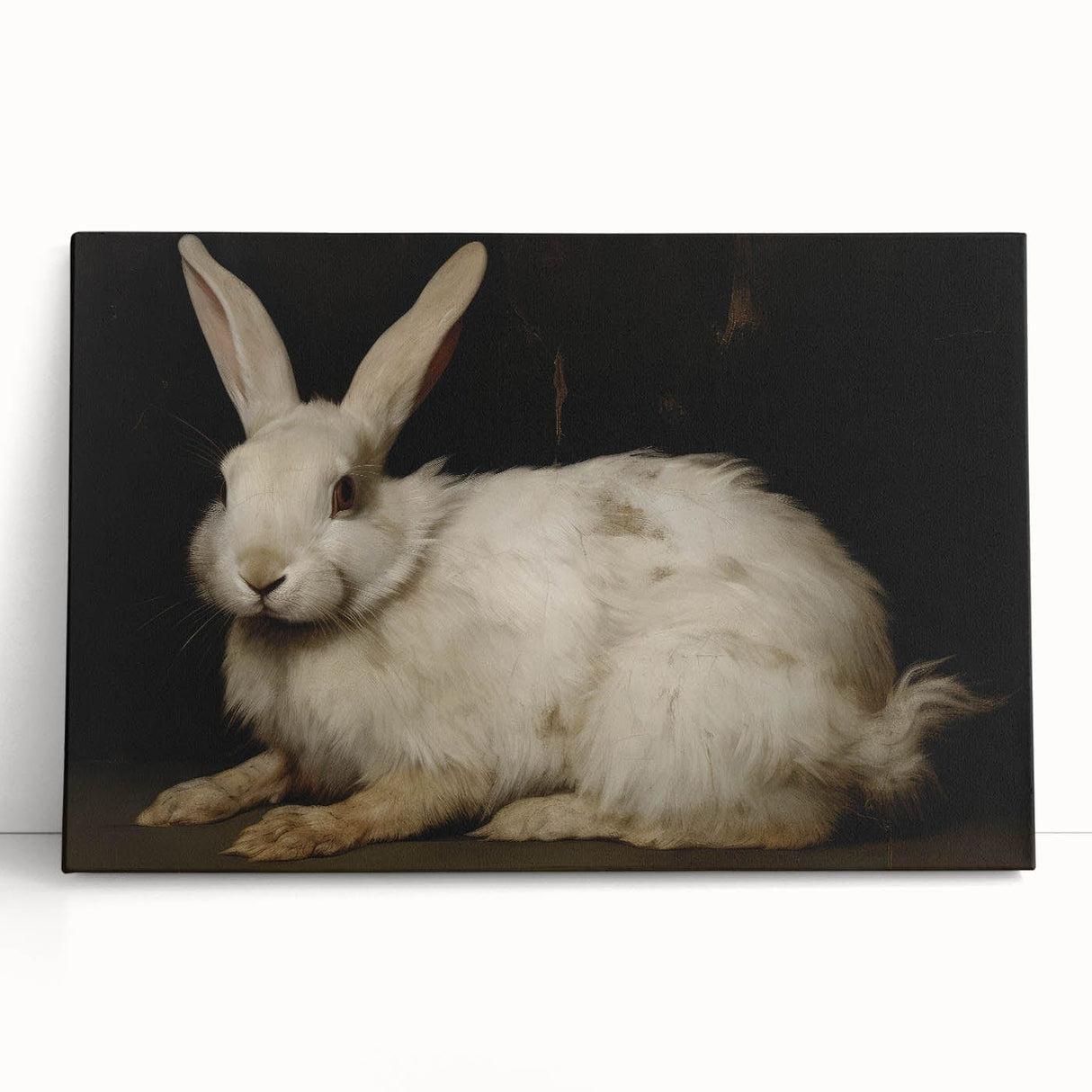Vintage Animal Art: Majestic Rabbit – Retro Wildlife Illustration