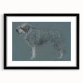 Vintage Animal Art – Sketch of a Dog in Classic Retro Illustration