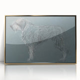 Vintage Animal Art – Sketch of a Dog in Classic Retro Illustration