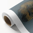 Vintage Animal Art - Resting Lion Antique Wildlife Sketch