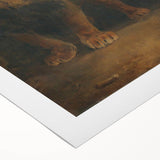 Vintage Animal Art - Majestic Lion at Dusk Antique Wildlife Print