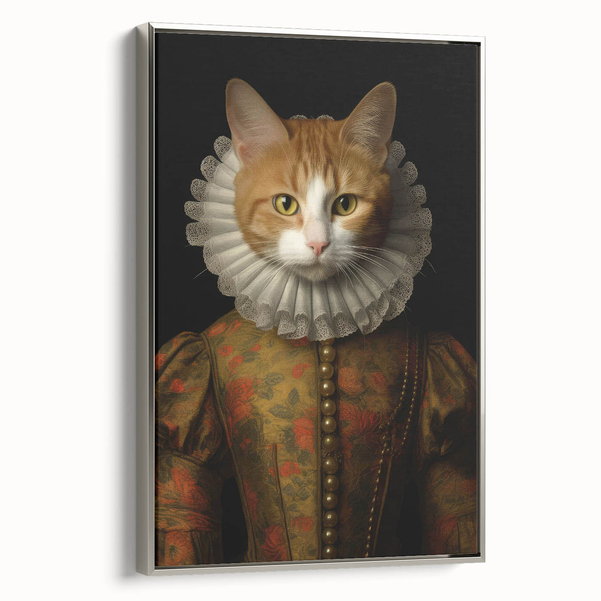 Vintage Animal Art: Aristocratic Cat – Retro Animal Illustration