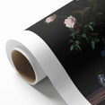 Vintage Botanical Art Prints – Elegant Rose Vase Illustration