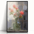 Vintage Botanical Art Prints – Red Flowers in Vase Illustration