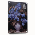 Vintage Botanical Art Prints – Blue Flowers in Vase Illustration