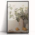 Vintage Botanical Art Prints – White Flowers in Pitcher Illustration