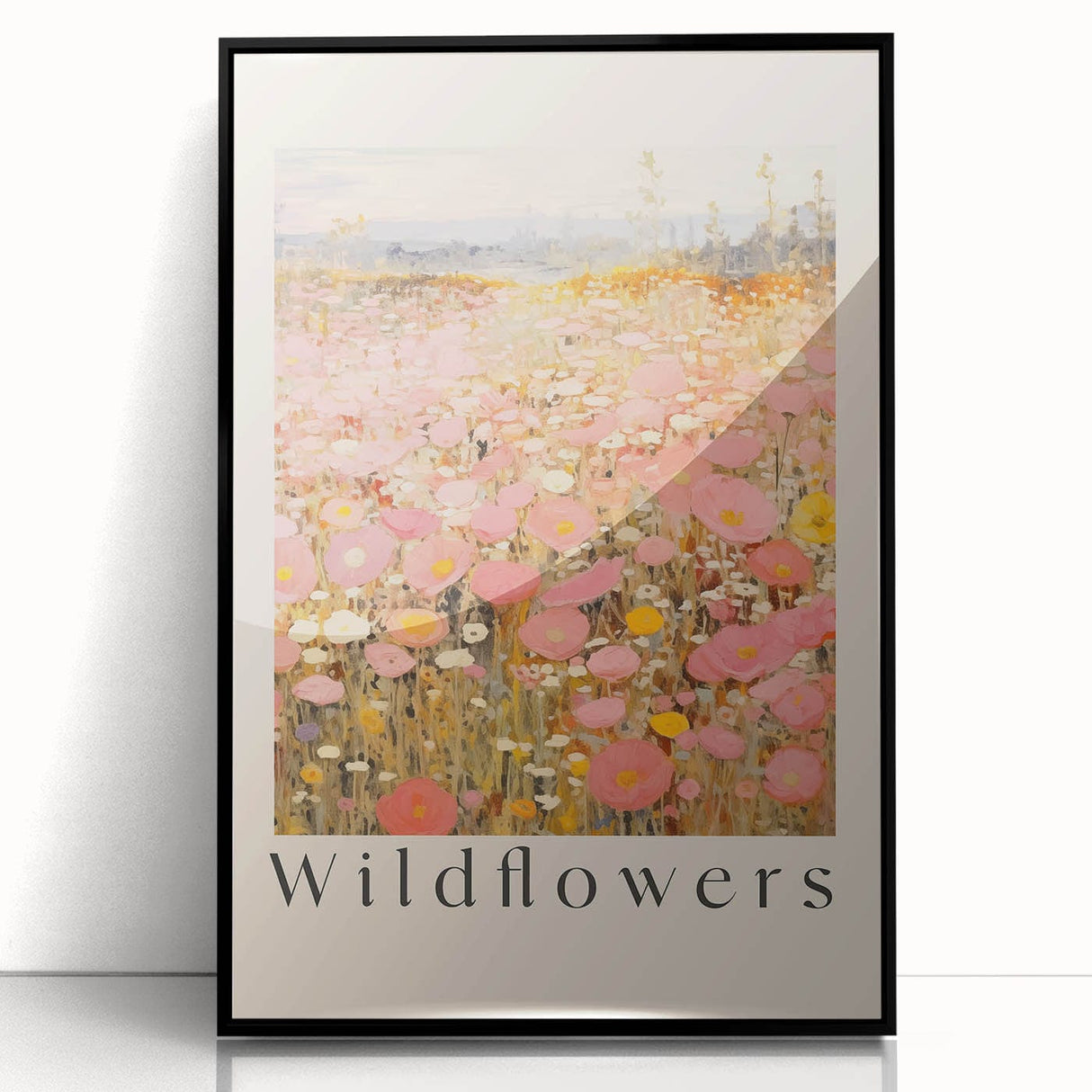 Vintage Botanical Art Prints: Soft Wildflower Field