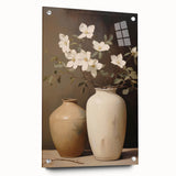 Vintage Botanical Art Prints: Magnolias in Vase