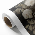Vintage Botanical Art Prints: White Roses in Bloom