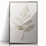 Vintage Botanical Art Prints – Elegant Oak Leaf Drawing