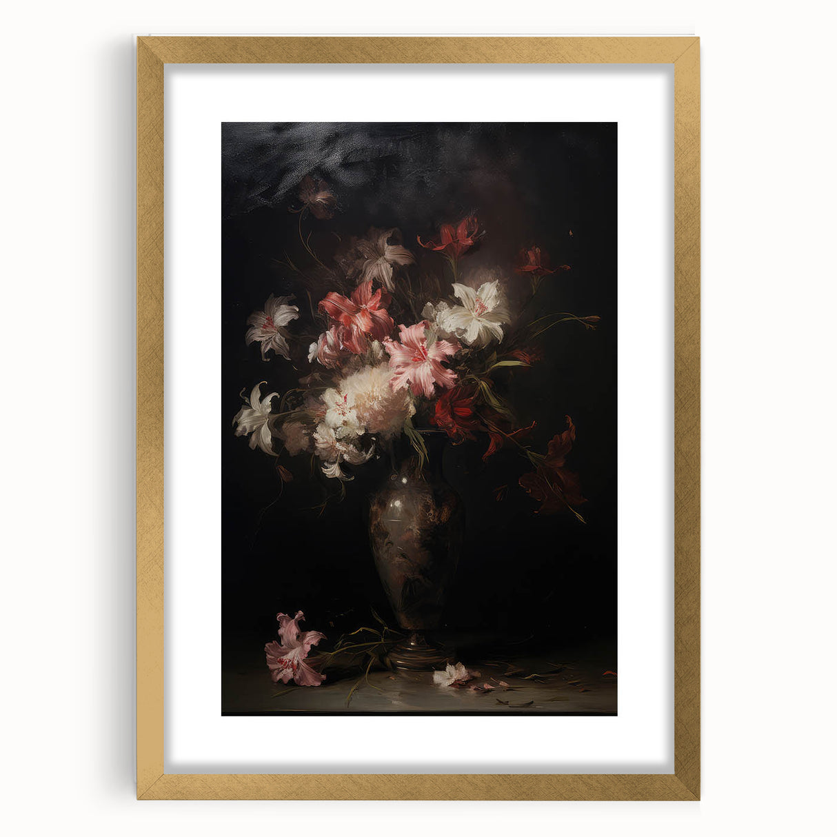 Antique Floral Illustration – Vintage Botanical Wall Art Print