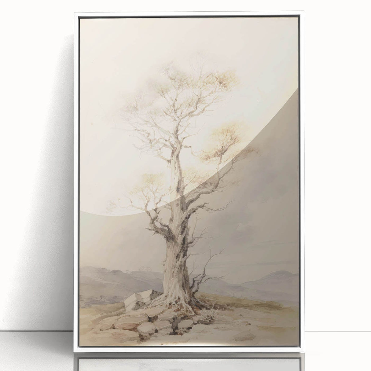 Vintage Botanical Art Prints – Solitary Tree Illustration