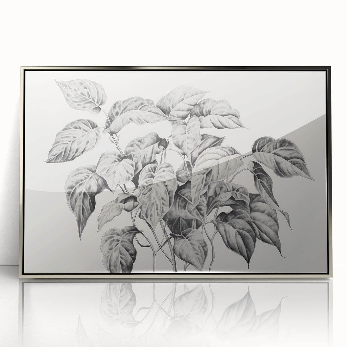 Vintage Botanical Art Prints - Black and White Plant Illustration