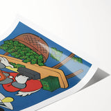 Vintage Comics Wall Art – Uncle Scrooge Retro Comic Book Poster