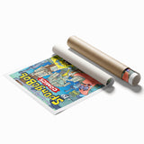 Vintage Comics Wall Art – SpongeBob Retro Cartoon Poster