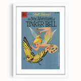 Vintage Comics Wall Art – Tinker Bell Retro Fairy Tale Poster