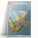Vintage Comics Wall Art – Tinker Bell Retro Fairy Tale Poster