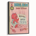 Vintage Comics Wall Art – Hot Stuff Devil Kids Retro Poster