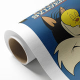 Vintage Comics Wall Art – Tweety and Sylvester Retro Poster