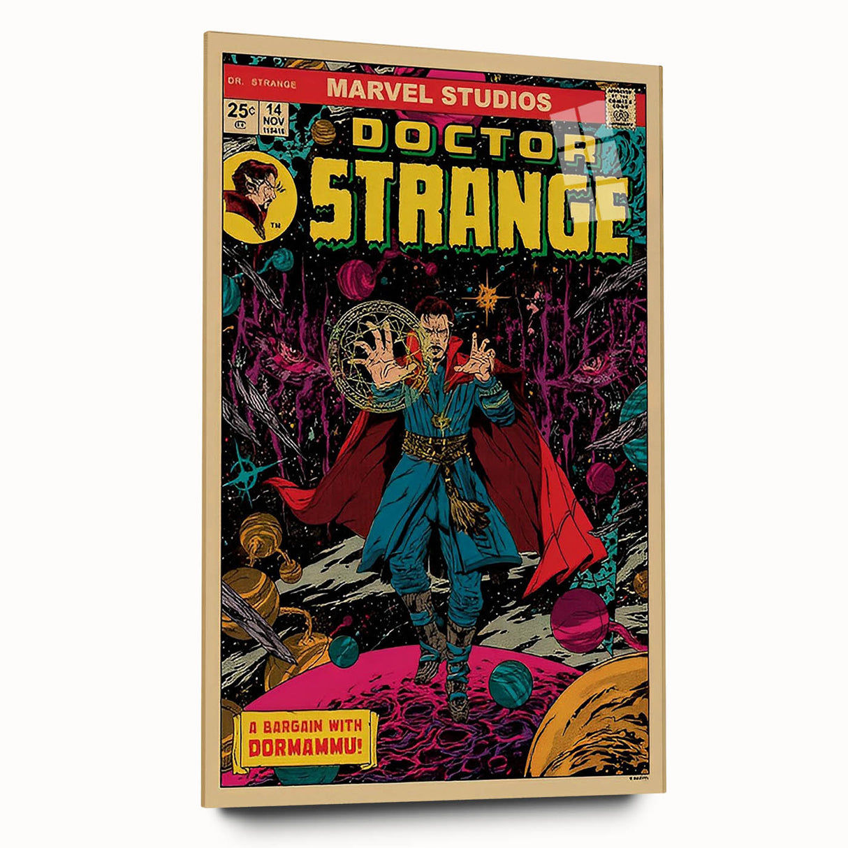Vintage Comics Wall Art – Doctor Strange Retro Superhero Poster