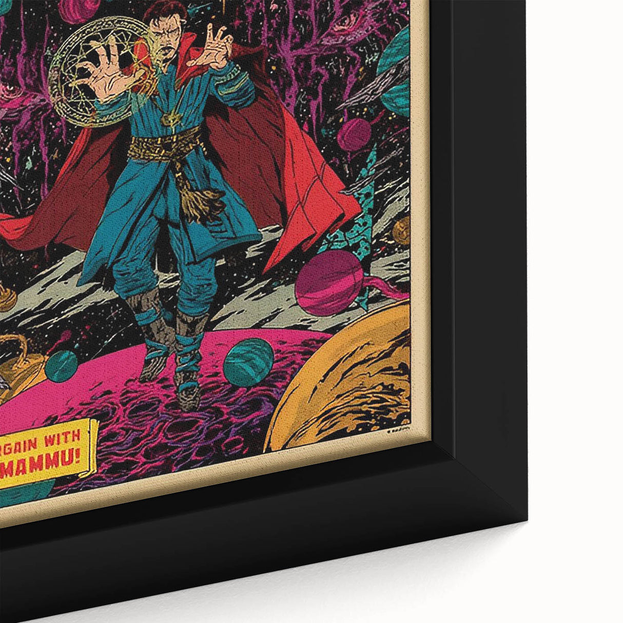 Vintage Comics Wall Art – Doctor Strange Retro Superhero Poster