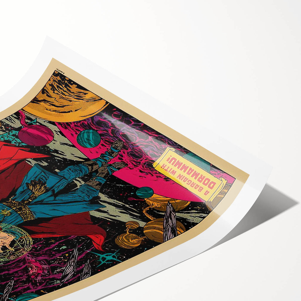 Vintage Comics Wall Art – Doctor Strange Retro Superhero Poster