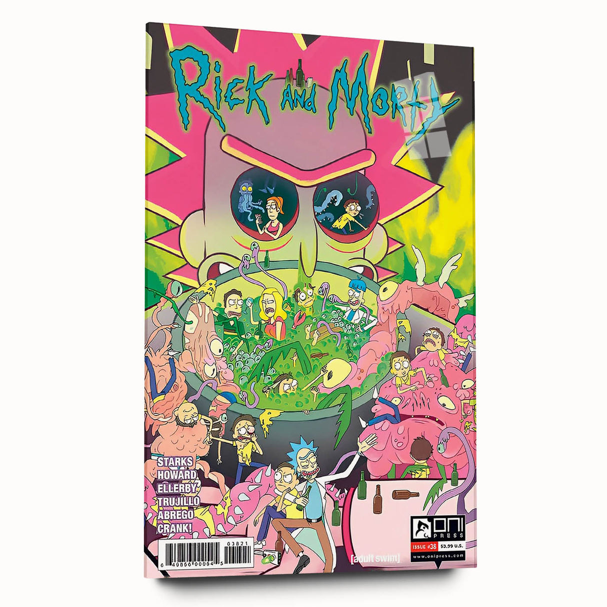 Vintage Comics Wall Art – Rick and Morty Retro Sci-Fi Poster
