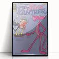 Vintage Comics Wall Art – The Pink Panther Classic Cartoon Print