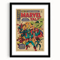 Vintage Marvel Tales Wall Art – Classic Superhero Anniversary Print