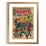 Vintage Marvel Tales Wall Art – Classic Superhero Anniversary Print