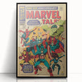 Vintage Marvel Tales Wall Art – Classic Superhero Anniversary Print