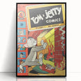 Collectible Vintage Comics Wall Art – Tom & Jerry Retro Comic Print
