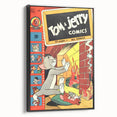 Collectible Vintage Comics Wall Art – Tom & Jerry Retro Comic Print