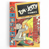 Collectible Vintage Comics Wall Art – Tom & Jerry Retro Comic Print
