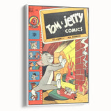 Collectible Vintage Comics Wall Art – Tom & Jerry Retro Comic Print