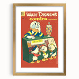Classic Comic Book Poster – Donald Duck Vintage Cartoon Wall Art