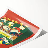 Classic Comic Book Poster – Donald Duck Vintage Cartoon Wall Art