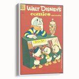 Classic Comic Book Poster – Donald Duck Vintage Cartoon Wall Art