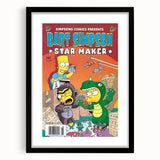 Retro Comic Art Print – Bart Simpson Vintage Comics Wall Art