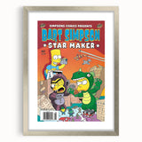 Retro Comic Art Print – Bart Simpson Vintage Comics Wall Art