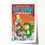 Retro Comic Art Print – Bart Simpson Vintage Comics Wall Art