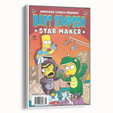 Retro Comic Art Print – Bart Simpson Vintage Comics Wall Art
