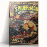 Collectible Comic Canvas Art – Spider-Man Vintage Comics Poster