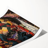 Collectible Comic Canvas Art – Spider-Man Vintage Comics Poster