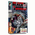 Vintage Comics Wall Art – Black Widow Retro Superhero Poster