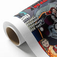 Vintage Comics Wall Art – Black Widow Retro Superhero Poster
