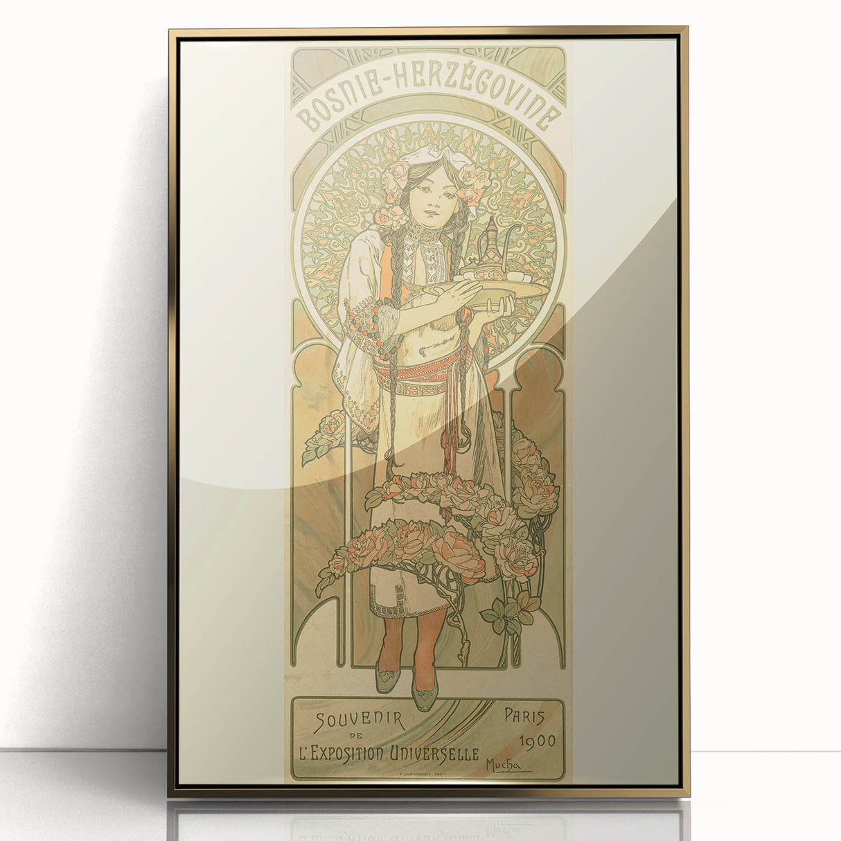 Vintage Exhibition Poster – Bosnie-Herzégovine 1900 Retro Art Print