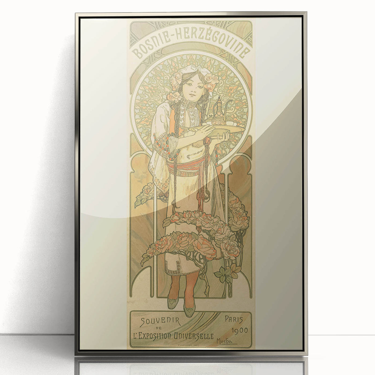 Vintage Exhibition Poster – Bosnie-Herzégovine 1900 Retro Art Print