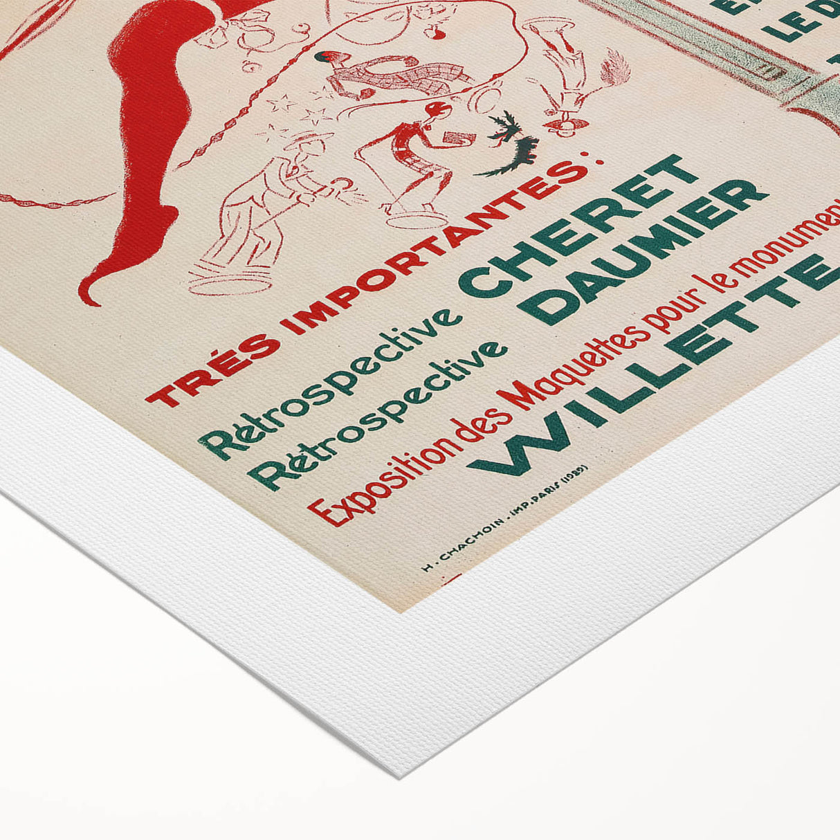 Vintage Exhibition Poster – 22nd Salon des Humoristes Retro Art Print